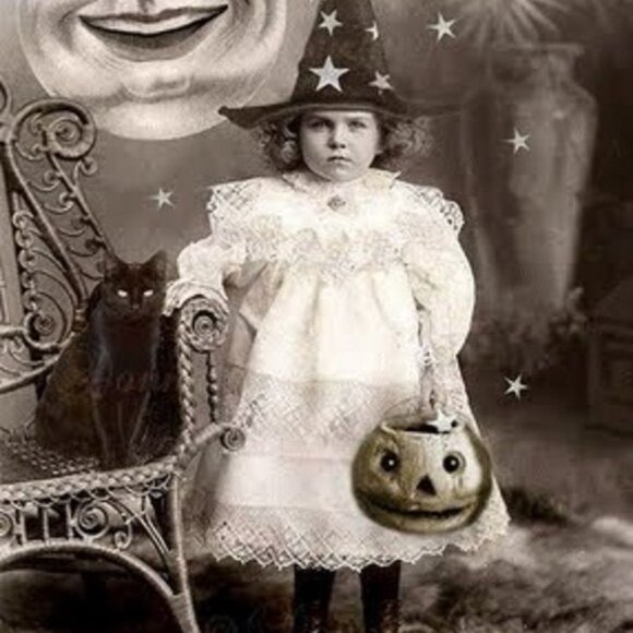 HALLOWEEN VINTAGE STYLE REAL PHOTO POSTCARDS*NOTECARDS*25 DIFFERENT IMAGES*GREAT - Picture 3 of 4